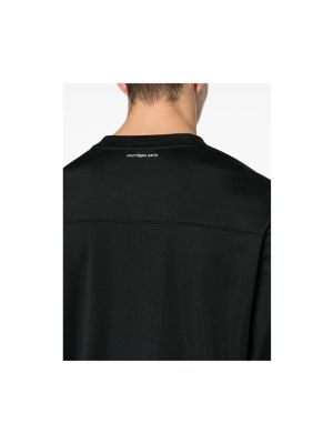 Camiseta de cuello redondo Courrèges negro