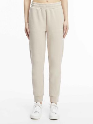 Pantalones de chándal slim fit Calvin Klein beige