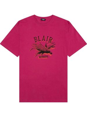 Розовая футболка Raf Simons