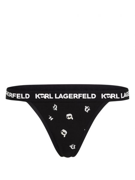 Stringit Karl Lagerfeld musta