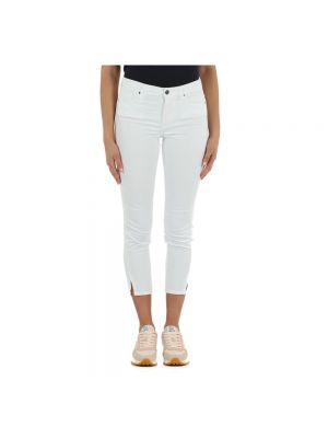 Spodnie skinny fit Armani Exchange białe