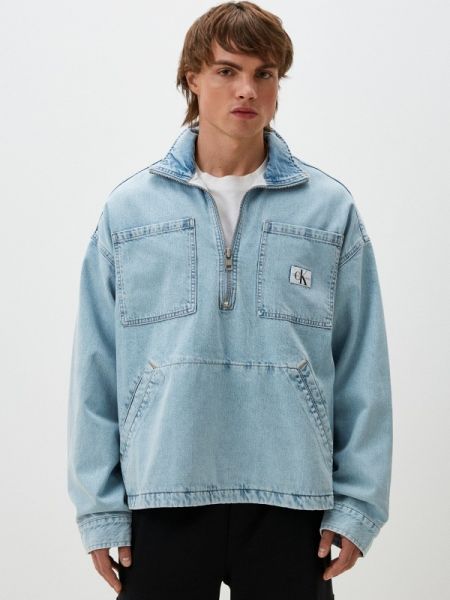 Джинсовая куртка Calvin Klein Jeans голубая