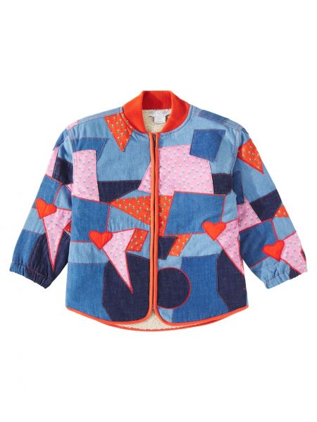 Jeansjakke for jenter Stella Mccartney Kids blå