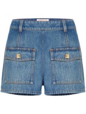 Jeans shorts Valentino Garavani blau