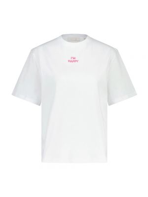 Koszulka z nadrukiem Rich & Royal biała