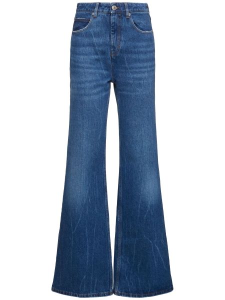 Flare jeans i bomull Ami Paris blå