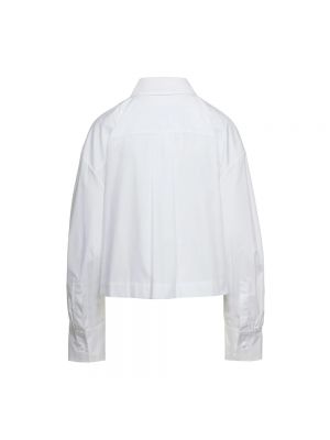 Camisa de algodón The Attico blanco