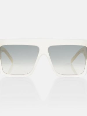 Okulary przeciwsłoneczne oversize Celine Eyewear białe