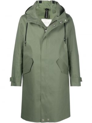 Kabát s kapucňou Mackintosh zelená