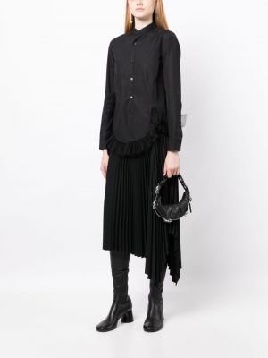 Tüll hemd aus baumwoll Noir Kei Ninomiya schwarz