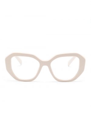 Brille mit print Prada Eyewear beige