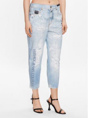 Priliehavé džínsy Versace Jeans Couture modrá