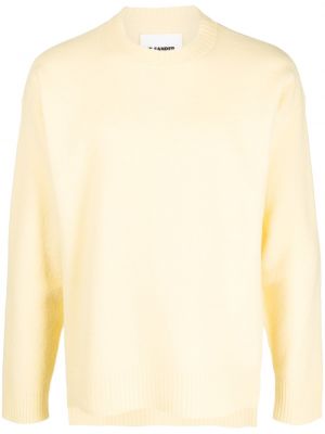 Вълнен пуловер Jil Sander жълто
