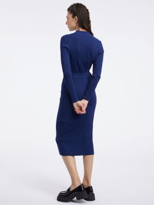 Midi šaty Orsay modrá
