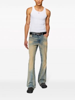 Low waist bootcut jeans ausgestellt Diesel blau