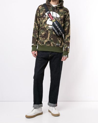 Sudadera con capucha Aape By *a Bathing Ape® verde