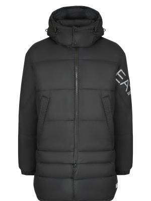 Зимнее пальто Ea7 черное