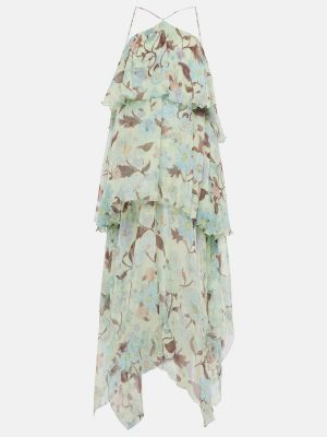 Μεταξωτή μάξι φόρεμα με σχέδιο Stella Mccartney