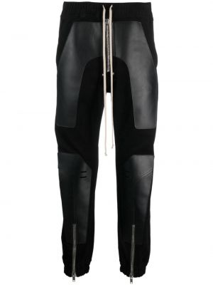 Medvilninės „cargo“ stiliaus kelnės Rick Owens juoda