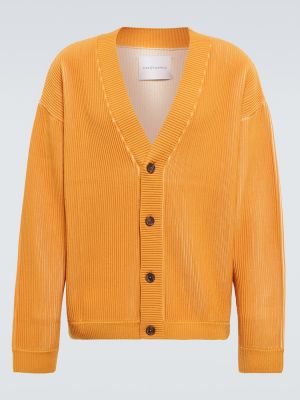 Cardigan di lana King & Tuckfield giallo