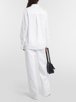 Džinsiniai marškiniai Wardrobe.nyc balta