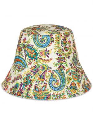 Bavlnená čiapka s potlačou s paisley vzorom Etro
