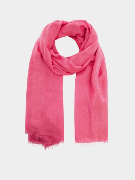 Розовый шарф из вискозы Mango