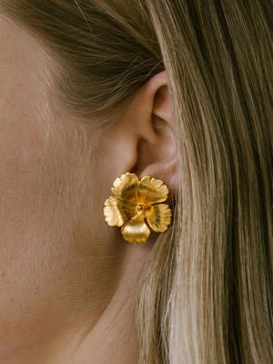 Boucles d'oreilles Jennifer Behr doré