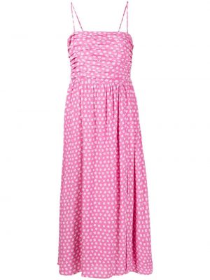Φλοράλ μίντι φόρεμα με σχέδιο Kitri ροζ