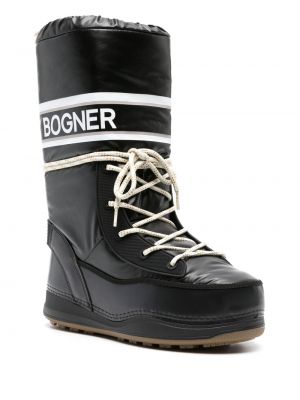 Sněžné boty s potiskem Bogner Fire+ice černé