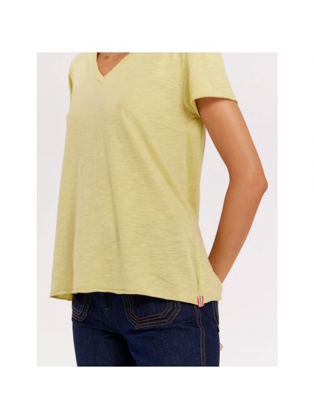Camiseta con escote v Ines De La Fressange Paris amarillo