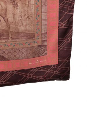 Schal mit print Pierre-louis Mascia pink