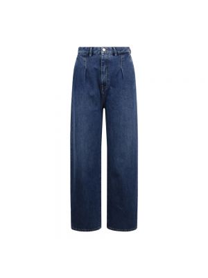 High waist jeans ausgestellt Loulou Studio blau