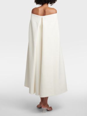 Midi šaty Safiyaa bílé