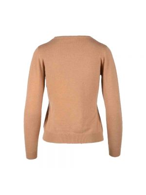 Sweter z kaszmiru Cashmere Company brązowy