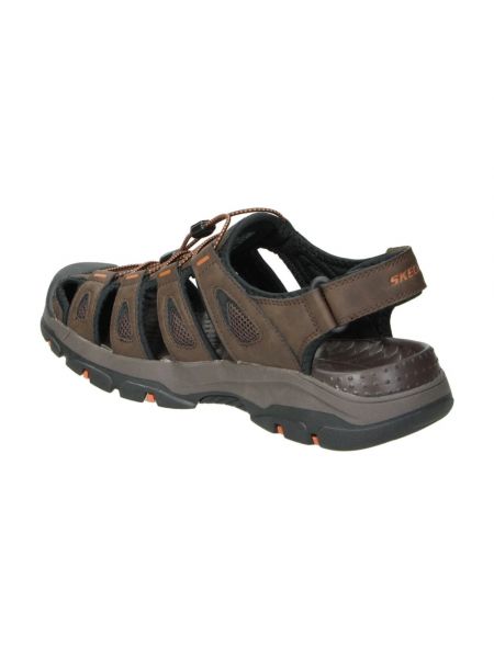 Sandały trekkingowe Skechers brązowe