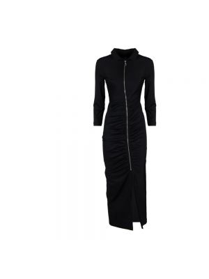 Sukienka długa Karl Lagerfeld czarna