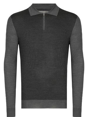 Пуловер Corneliani серый