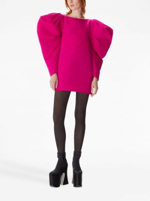 Mini šaty Nina Ricci růžové