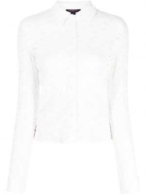 Nėriniuota marškiniai Louis Vuitton Pre-owned balta