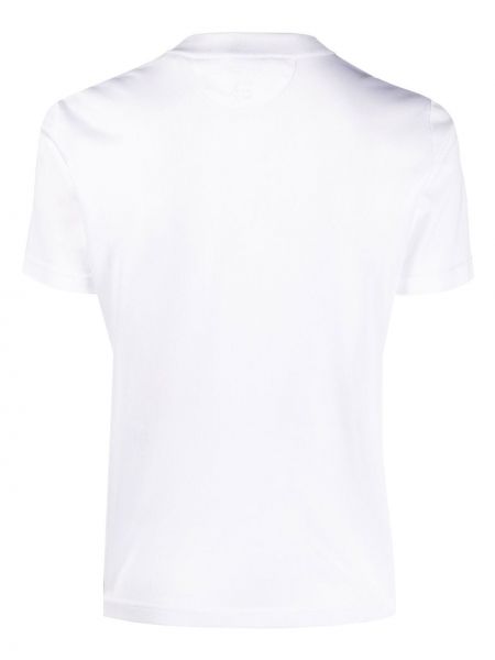 Marškinėliai apvaliu kaklu Maison Ullens balta