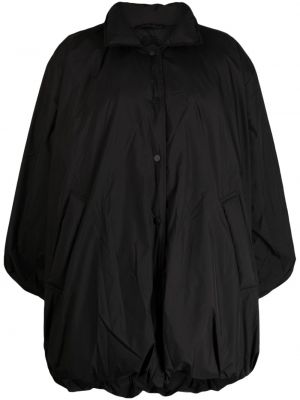 Obojstranná páperová bunda na gombíky Jnby čierna