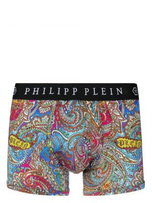 Boxershorts mit print mit paisleymuster Philipp Plein blau