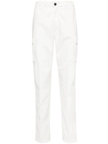 Pantalon cargo Eleventy blanc