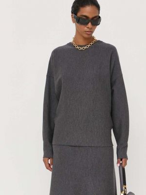 Sweter wełniany Liviana Conti szary