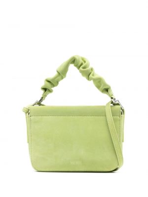 Crossbody torbica od brušene kože Yu Mei zelena