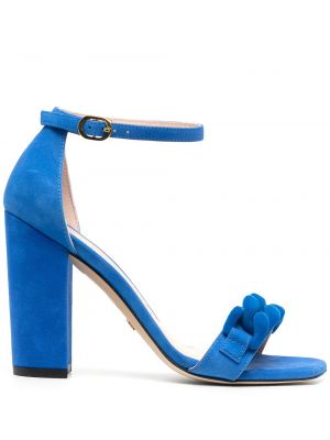 Sandalias con tacón Stuart Weitzman azul