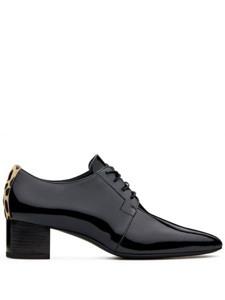 Ниски обувки с връзки с дантела Giuseppe Zanotti черно