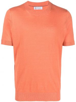 T-shirt Brunello Cucinelli arancione