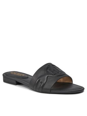 Černé sandály Lauren Ralph Lauren
